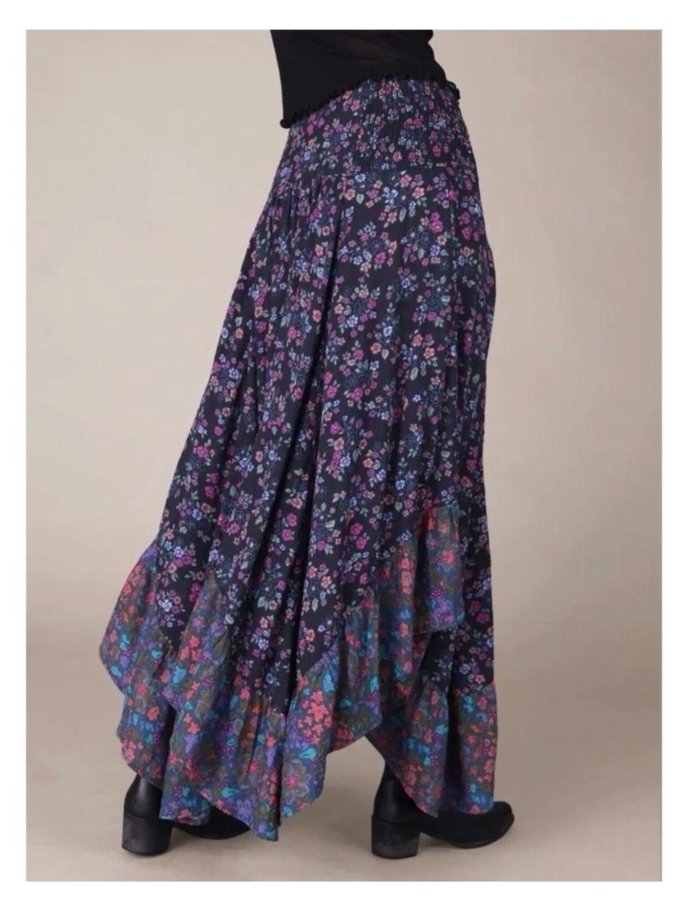 NEW Natural Life Feelin Alive Convertible Midi Skirt Dress Ditsy Floral New! - Picture 2 of 6